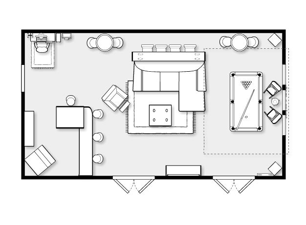 BluePrint of Lounge